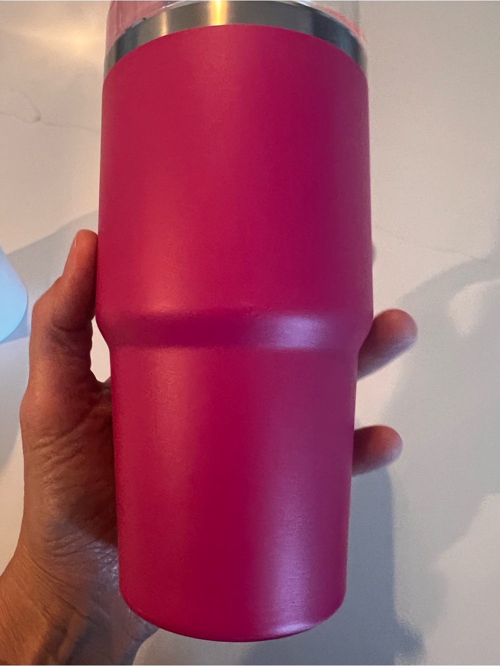 Stanley White Tumbler with Red Accent - Picture 13 of 16